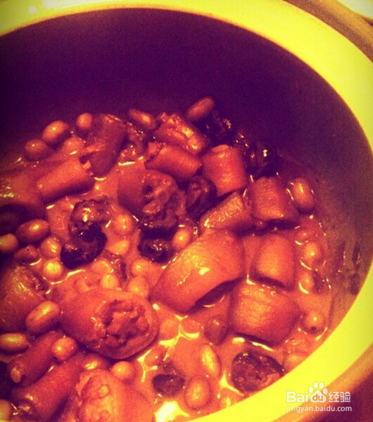 花生南乳炆猪尾的做法