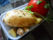 蒜蓉菜心拌茄汁藕片--做法