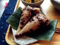 红豆蜜枣小脚粽