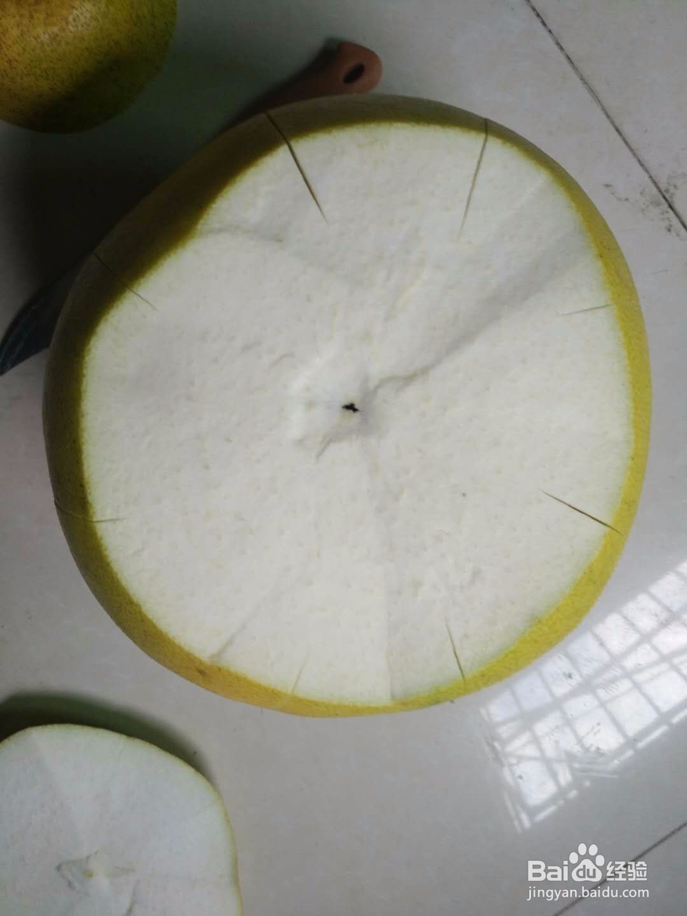 家里的柚子该怎么拨开容易点？