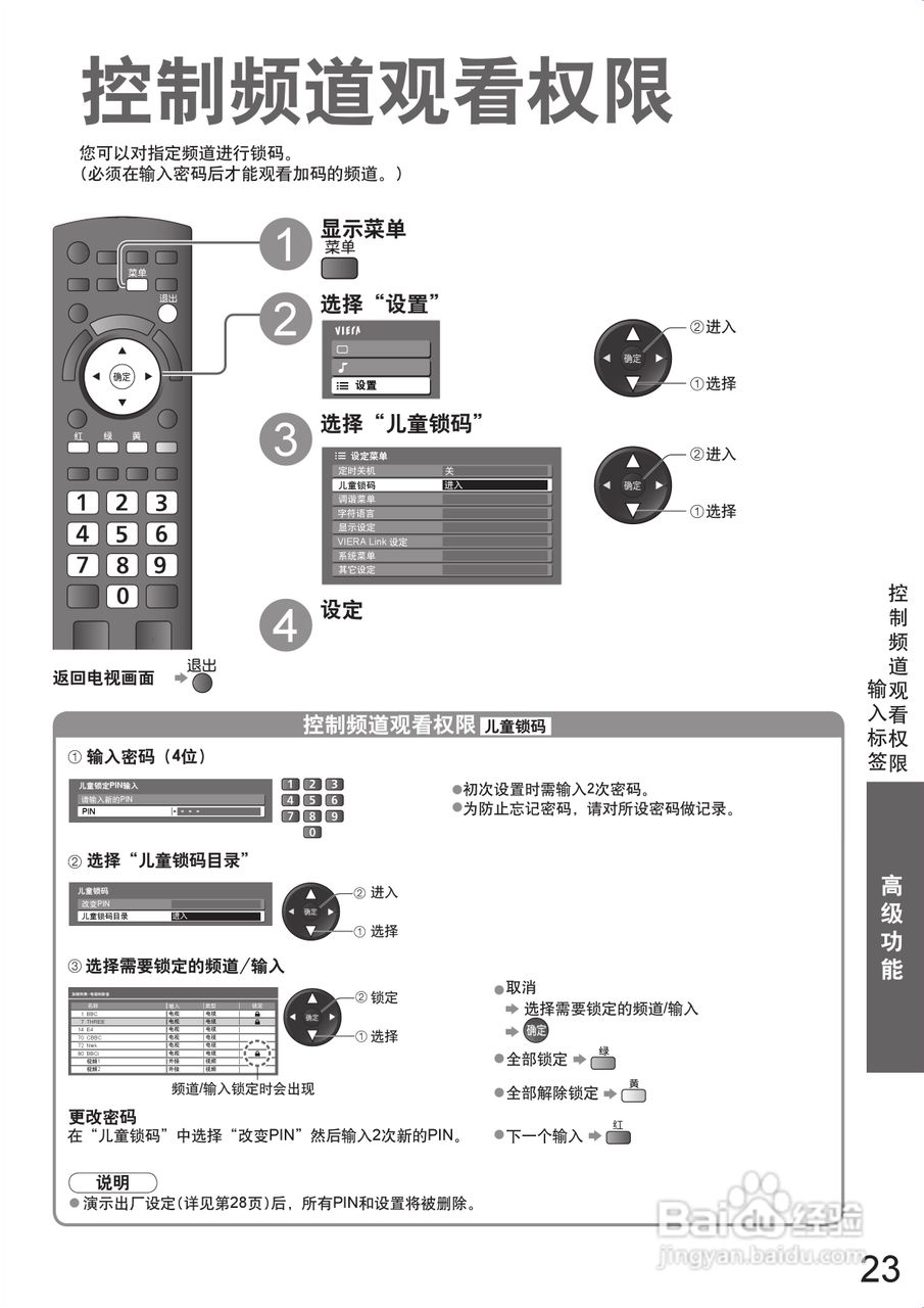 松下TH-P46S10C等离子彩电使用说明书:[3]