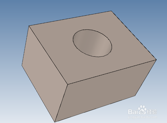 <b>caxa3D实体设计中如何通过拉伸命令造孔</b>