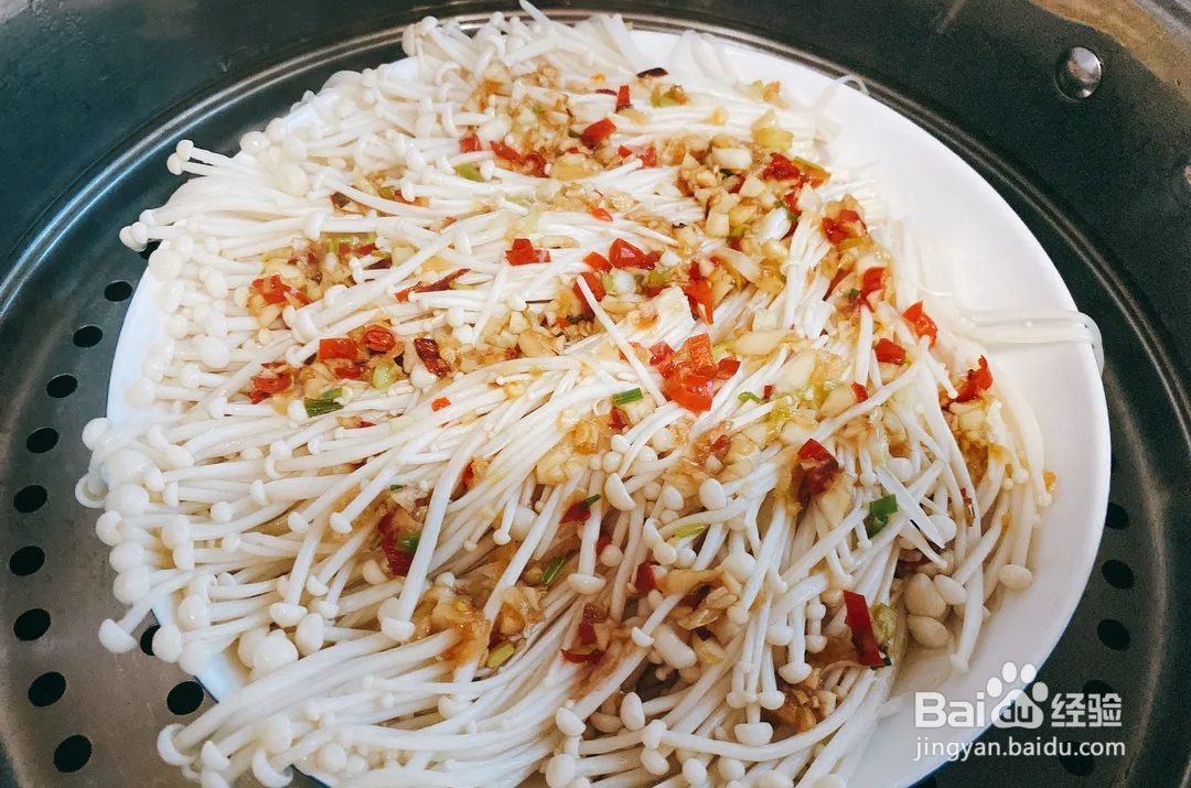 蒜蓉金针菇怎么做？