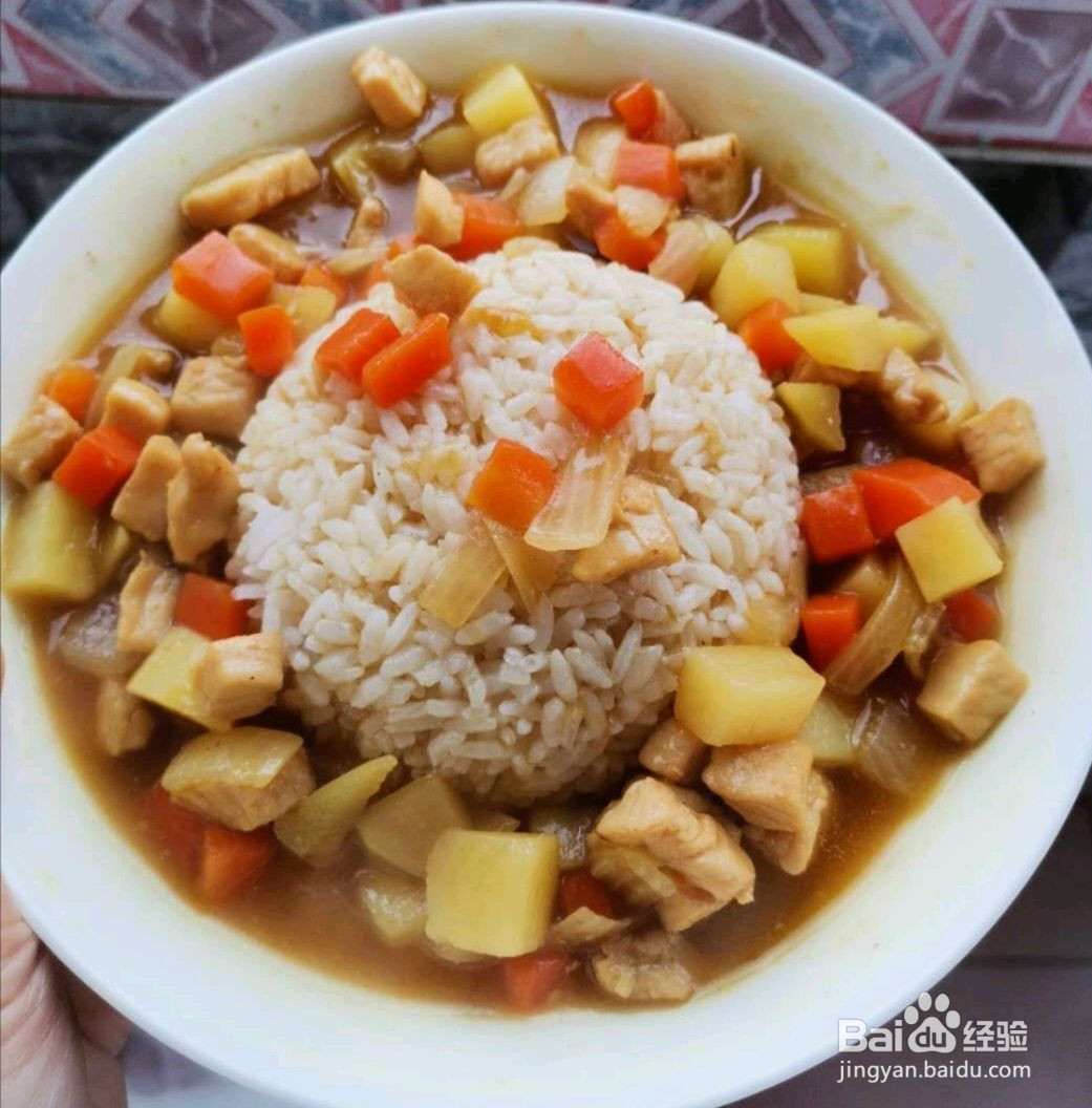 零难度咖喱鸡饭的做法