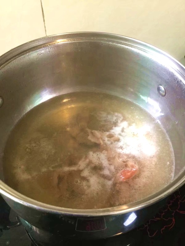 瘦肉油菜面的做法