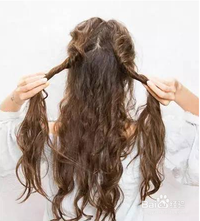 长发森系简单编发教程