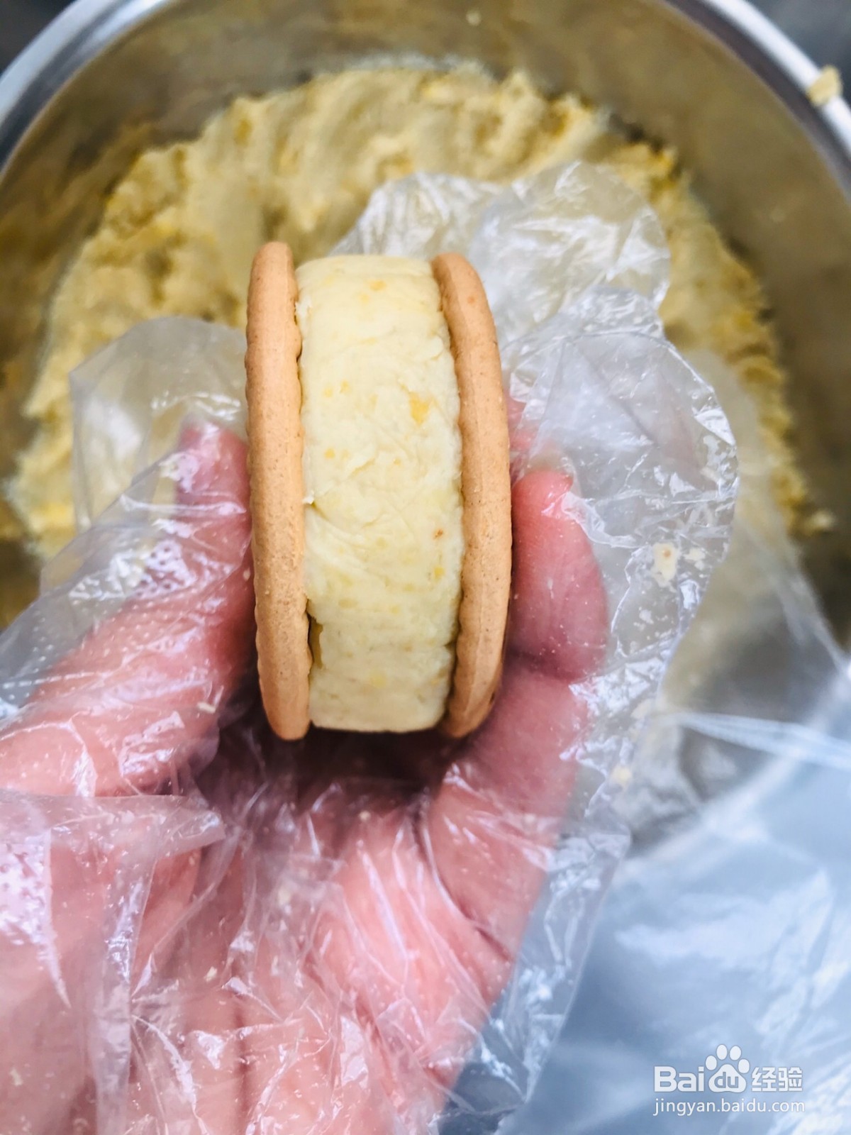 玛丽亚饼干板栗饼