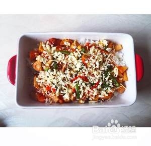 番茄鸡肉浓情焗饭