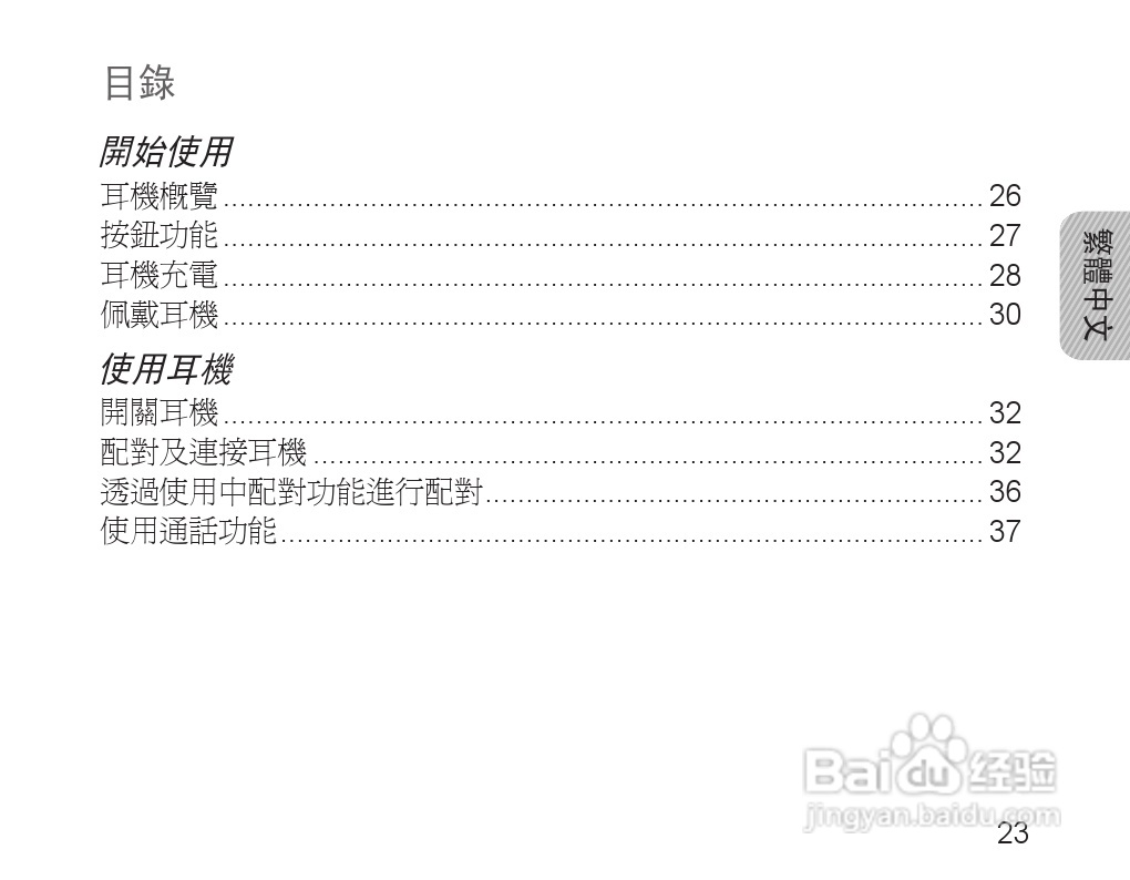 三星HM1600蓝牙耳机使用说明书:[3]