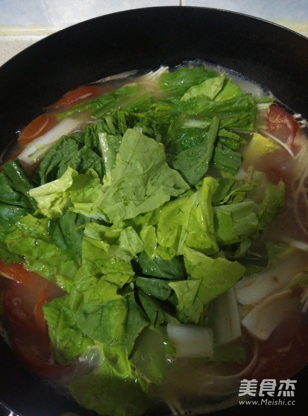 蕃茄鸡蛋面的做法