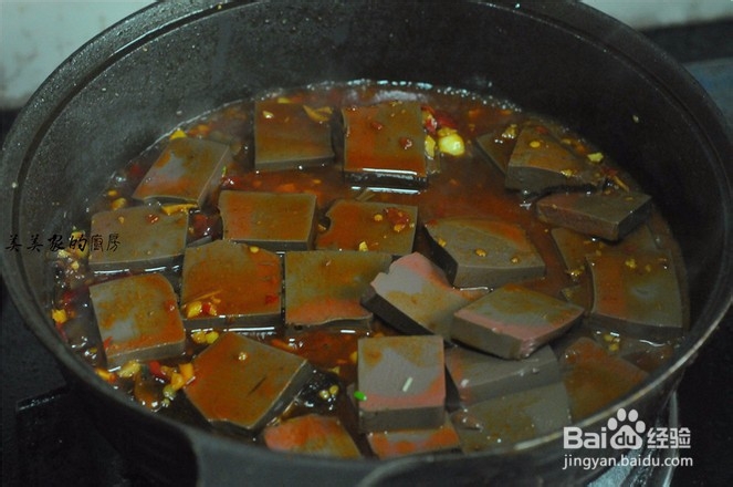 蒜香鸭血怎么做