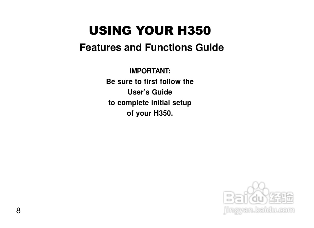 摩托罗拉H350蓝牙耳机使用说明书:[2]