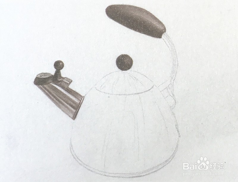 如何用彩铅表达金属质感