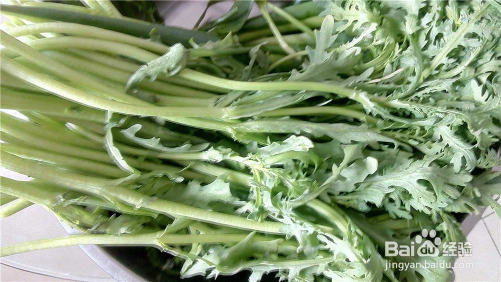 家常凉菜：芝麻酱拌蒿子杆