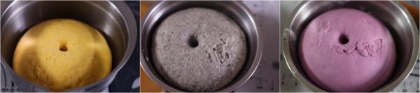 #网红美食我来做#迷你三色馒头