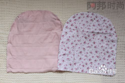 碎花带里婴儿帽做法介绍