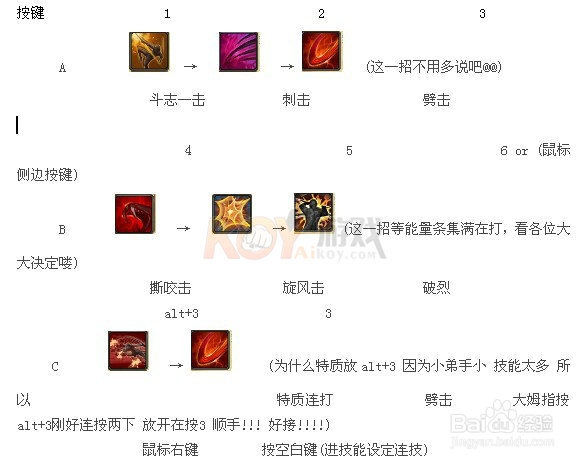 TERA剑斗士职业30级后的连招心得分享