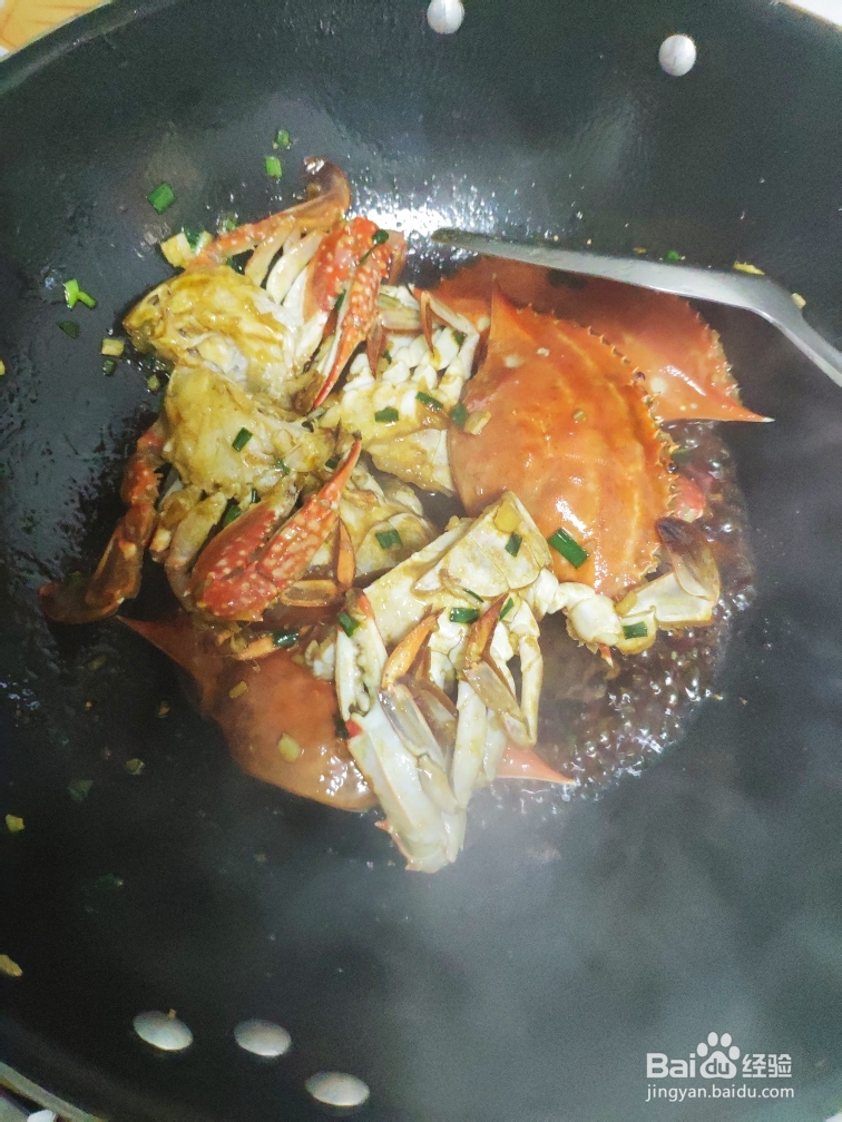 爽脆可口的梭子蟹炒年糕