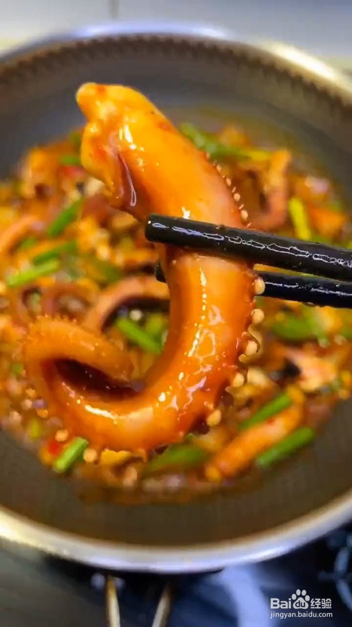 如何制作香辣章鱼足