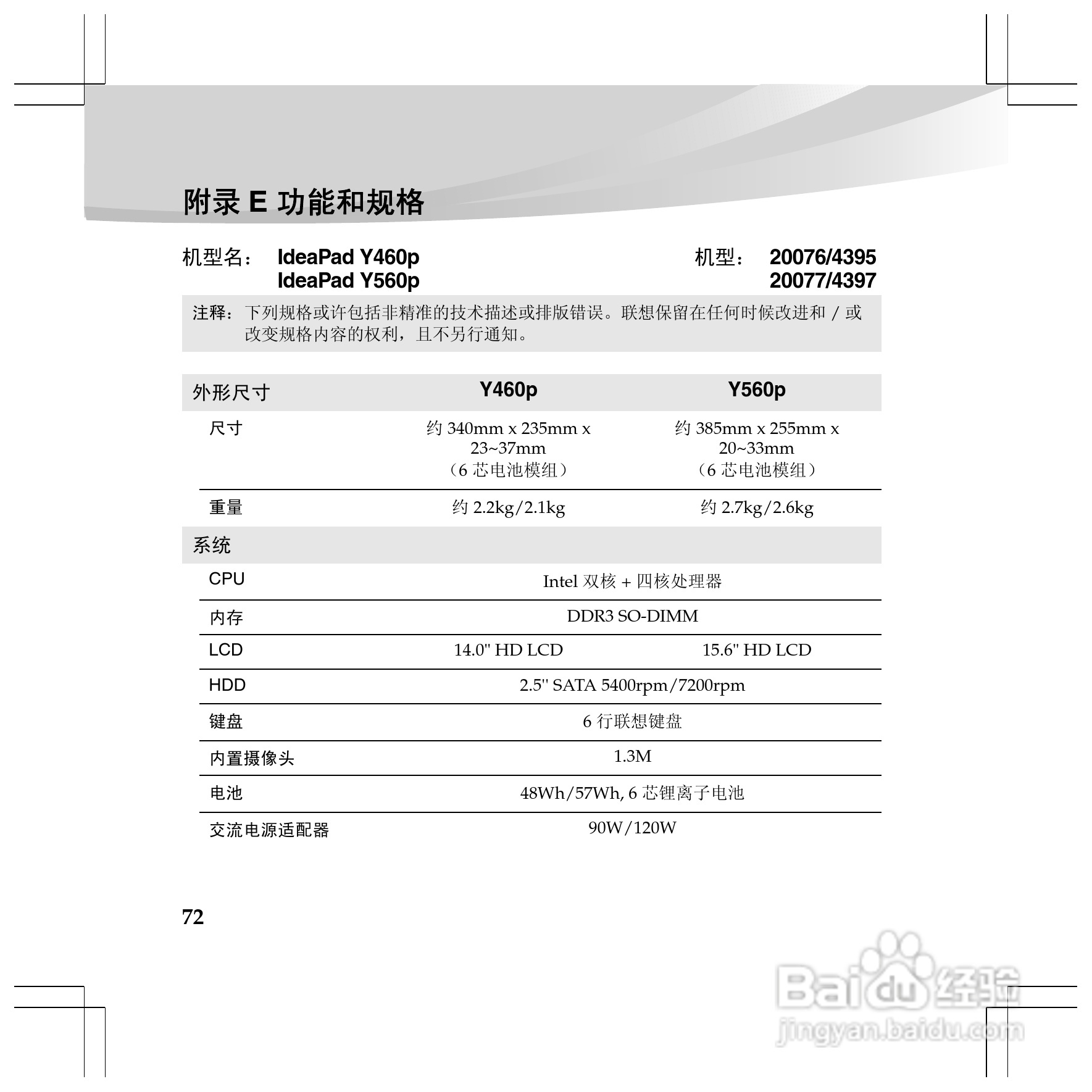 联想Y560p笔记本电脑使用说明书:[9]
