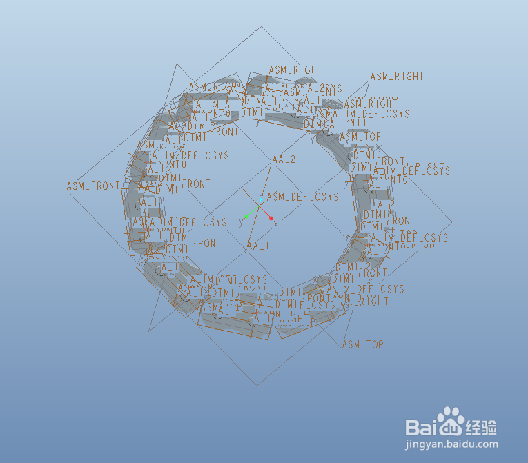 Proe用骨架模型创建滚子连