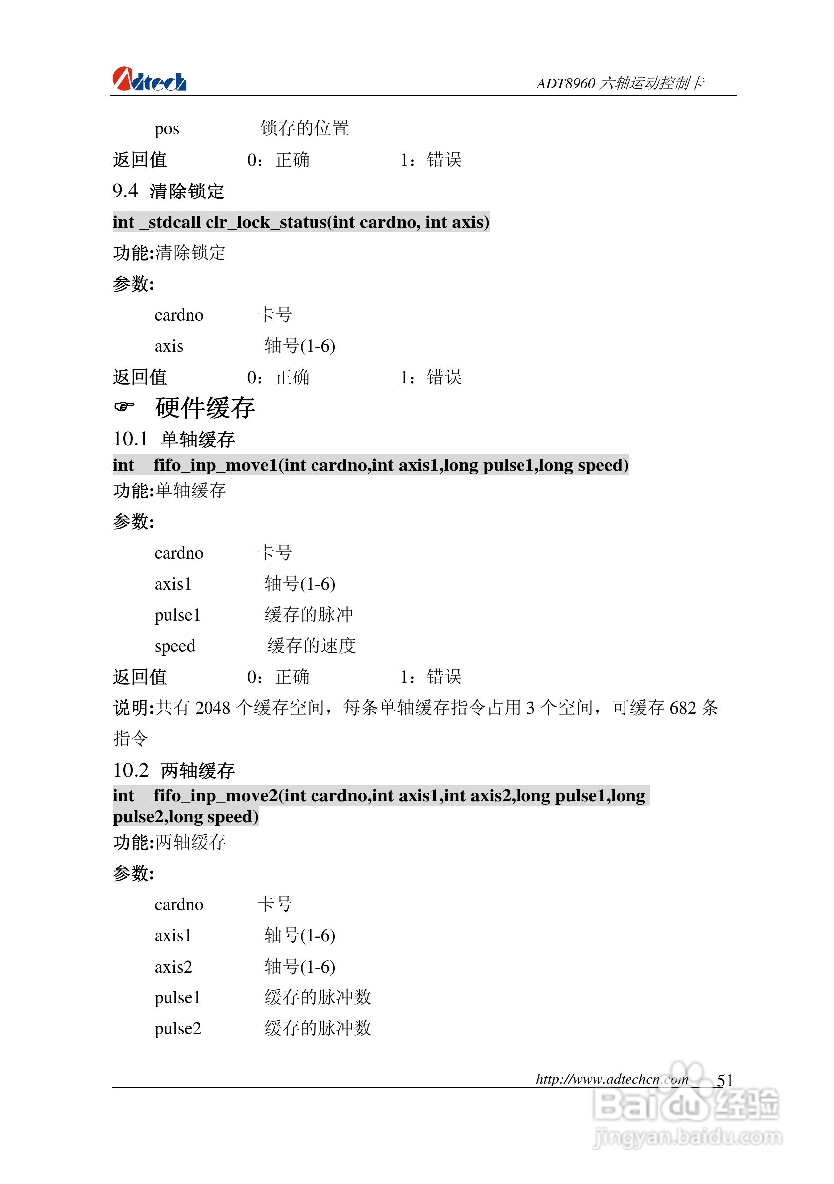 众为兴数控 ADT-88960六轴运动控制卡用户手册:[6]