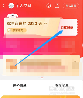 京东app用户消费的月度账单在哪查询？