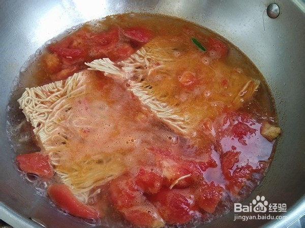 番茄鸡蛋面汤的做法