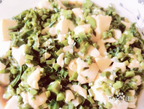 香椿拌豆腐的做法