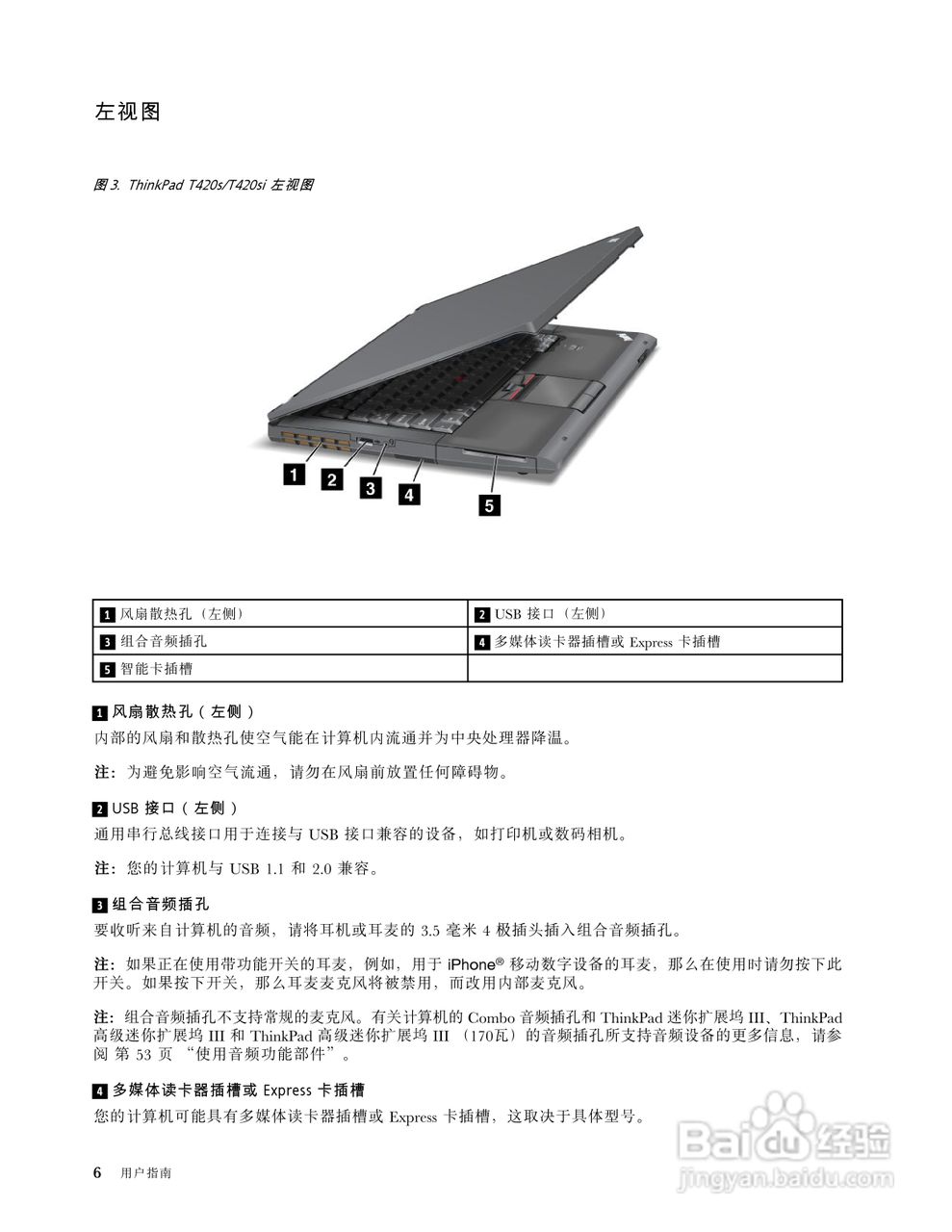 IBM ThinkPadT420笔记本电脑使用说明书:[3]