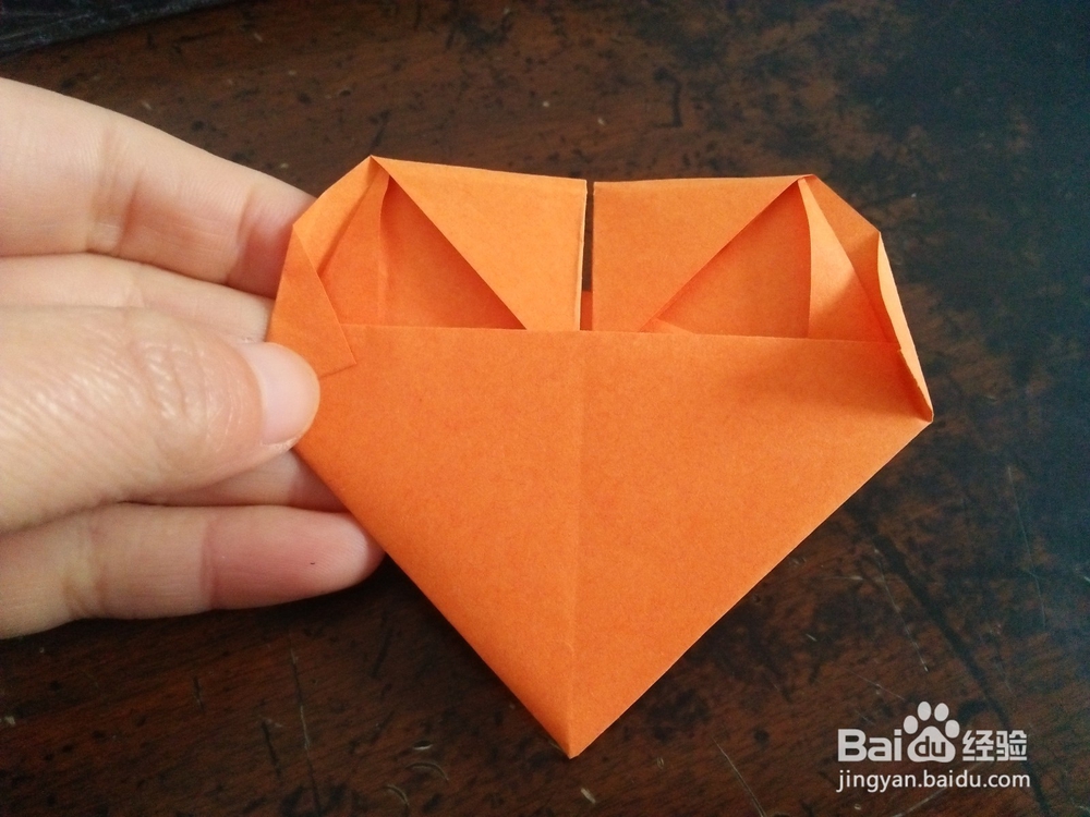 宝宝折纸—领带爱心怎么折