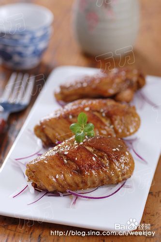 鸡肉花样吃法。【咖喱煎鸡翅】