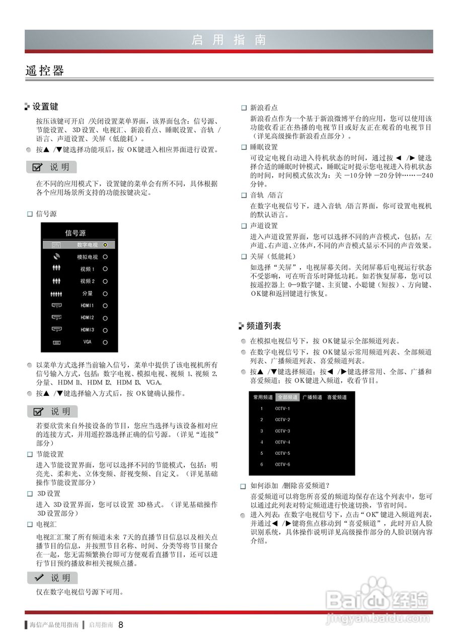 海信LED50EC660X3D液晶彩电使用说明书:[2]