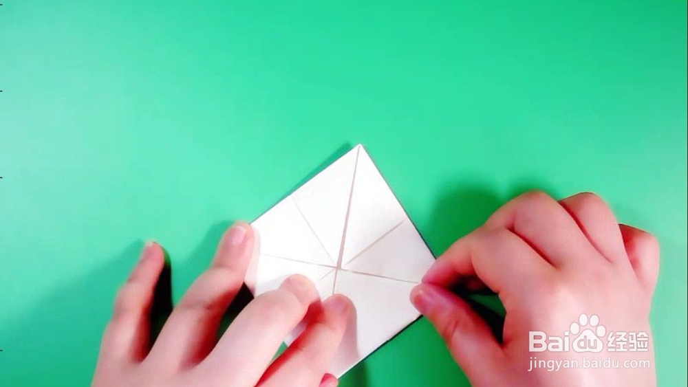 小时候玩过的“东西南北”纸玩具怎么折？