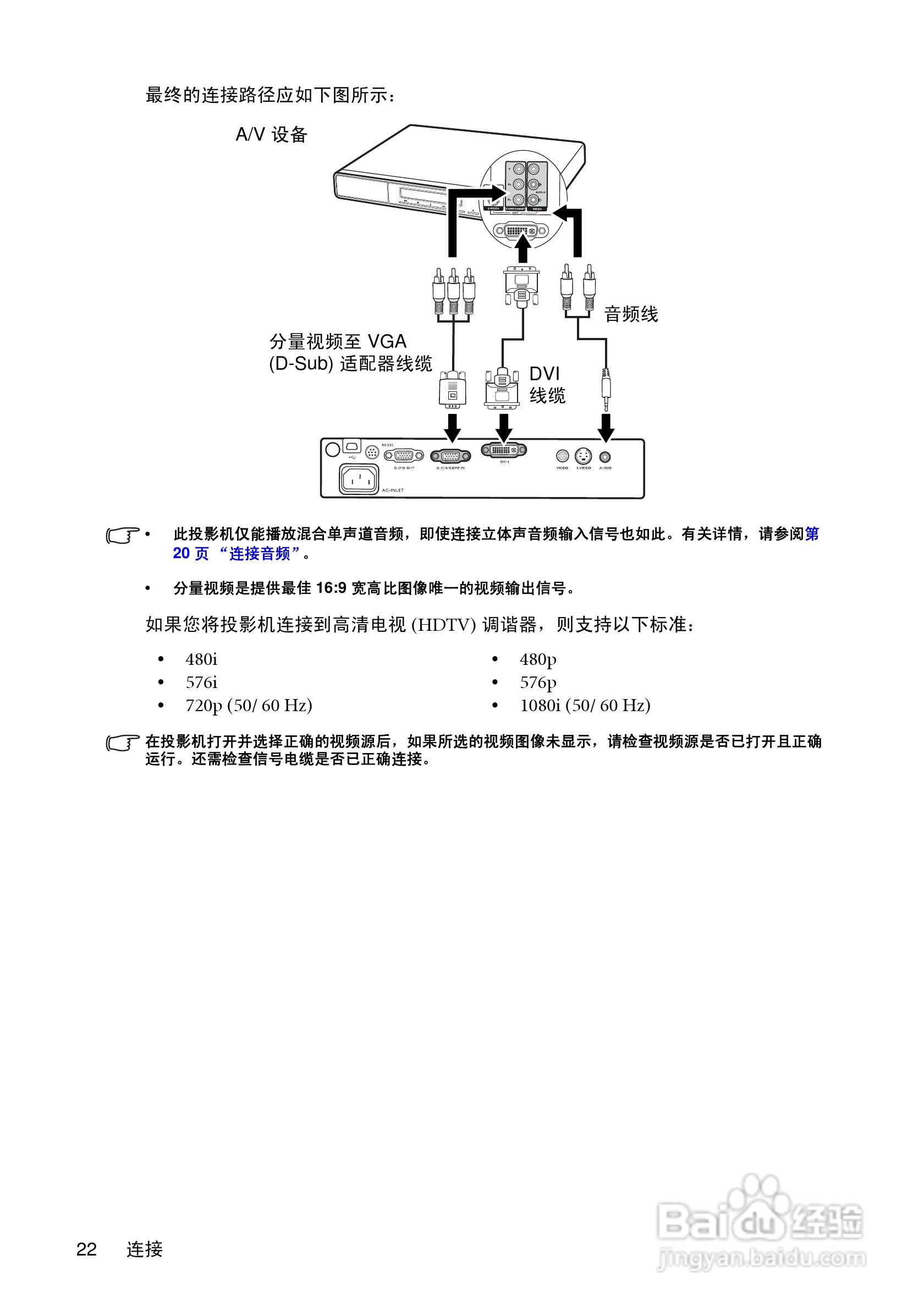 明基MP620c投影仪使用说明书:[3]