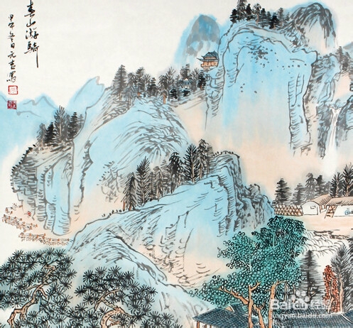 中国十大国宝山水