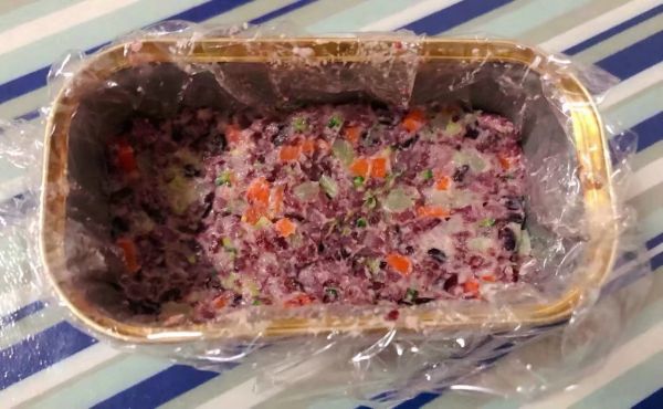 午餐肉时蔬双米堡