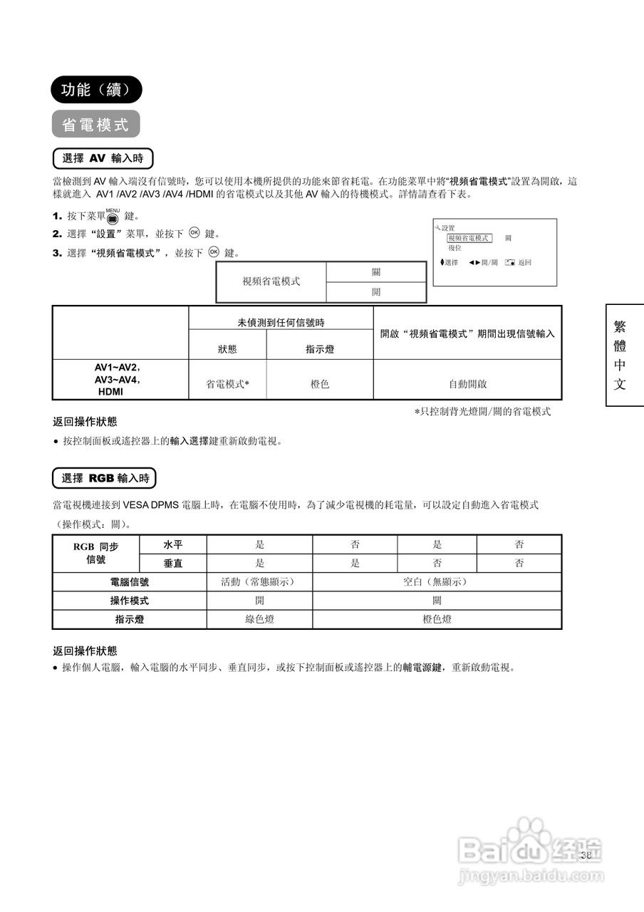 日立牌L37A01A型等离子电视机使用说明书:[4]