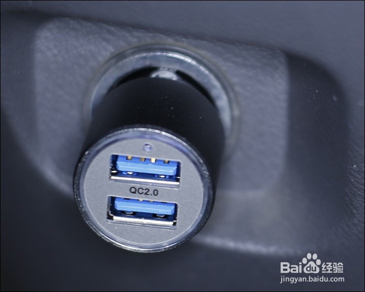 JDB品牌QC2.0双口USB车充开箱晒物