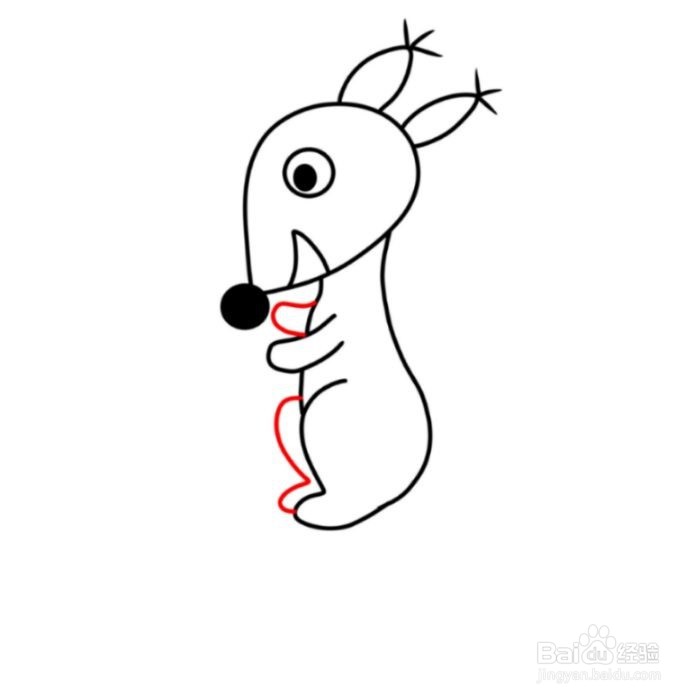 “小松鼠”怎么画？