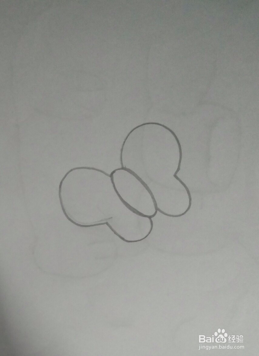 蝴蝶简笔画教学