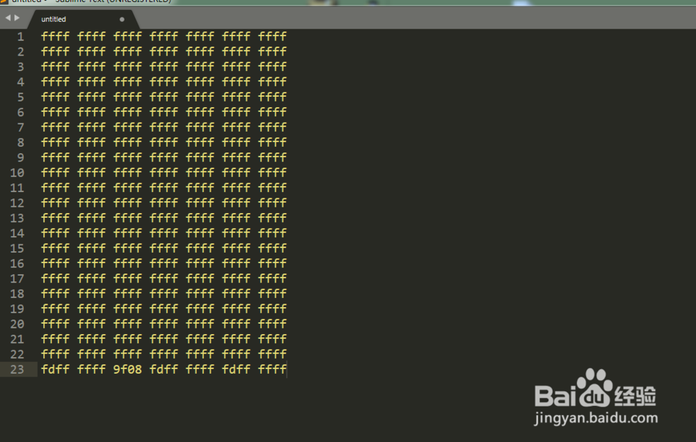 Sublime Text怎么批量操作有规律的数据