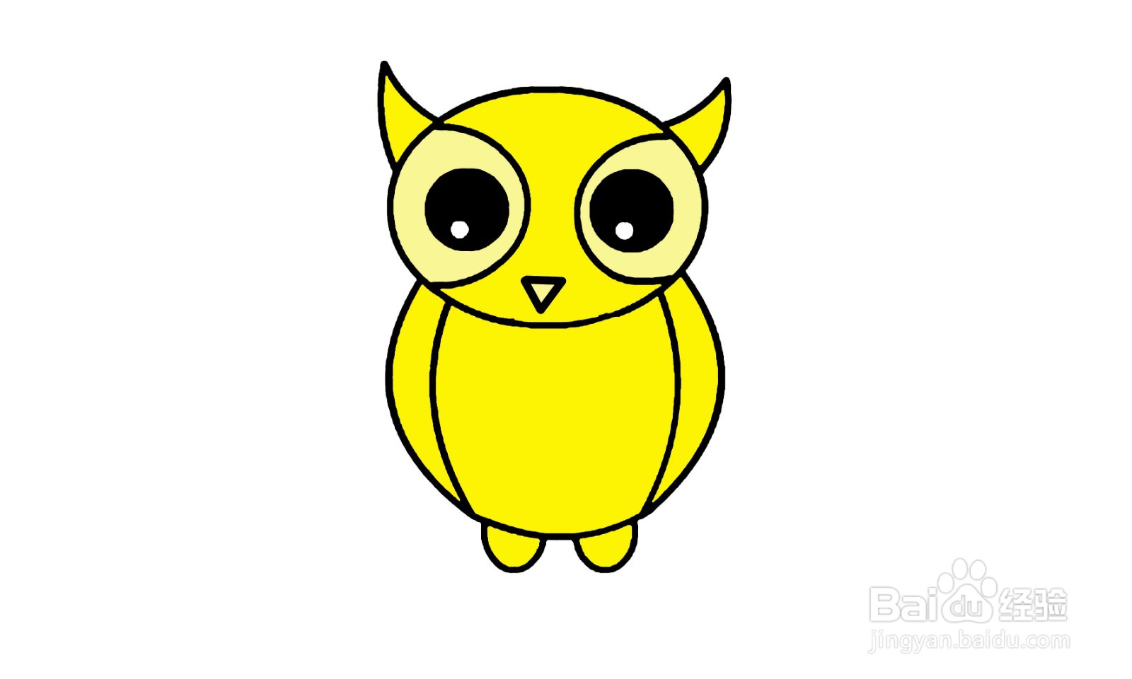 简笔画猫头鹰怎么画