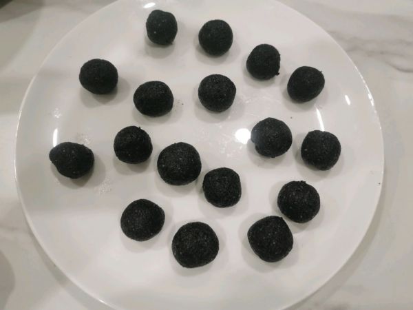 教你做琉璃彩色黑芝麻汤圆