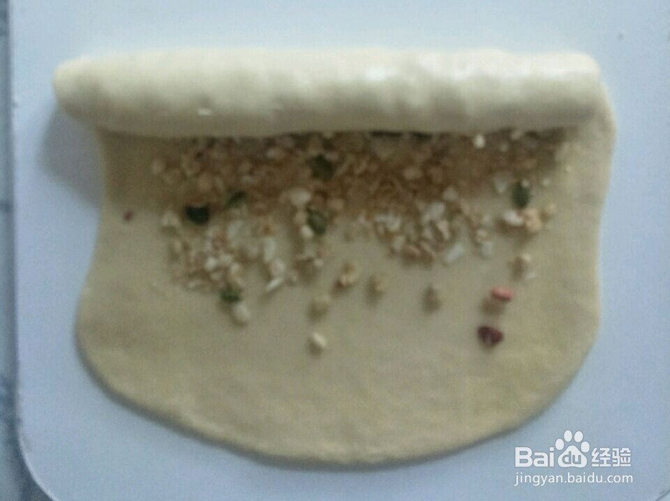 坚果燕麦素油面包的做法