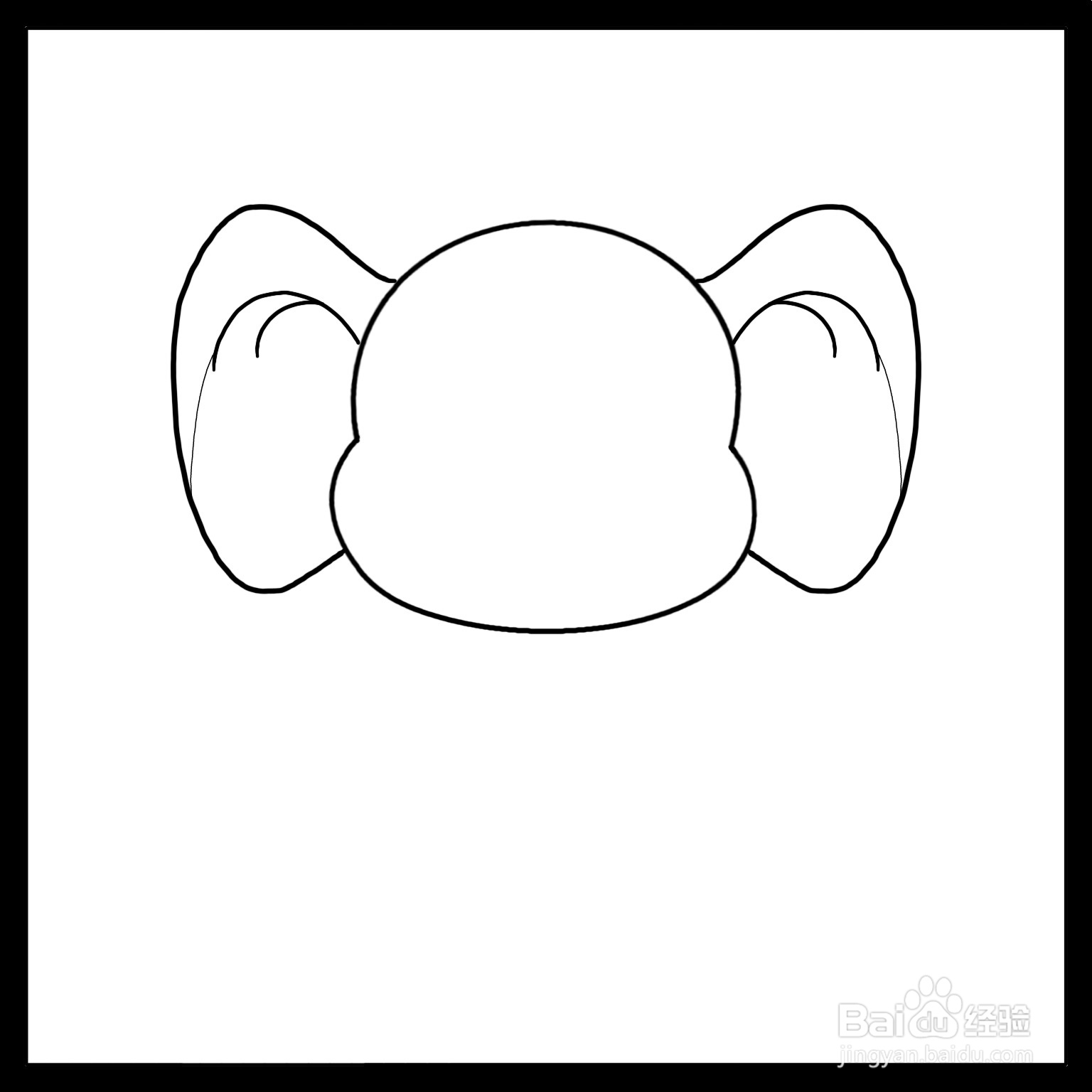 怎么画大象简笔画（儿童简笔画）