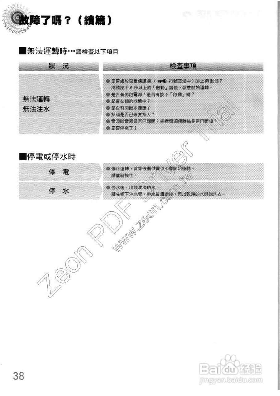 三菱AW-RS102型洗衣机使用说明书:[4]