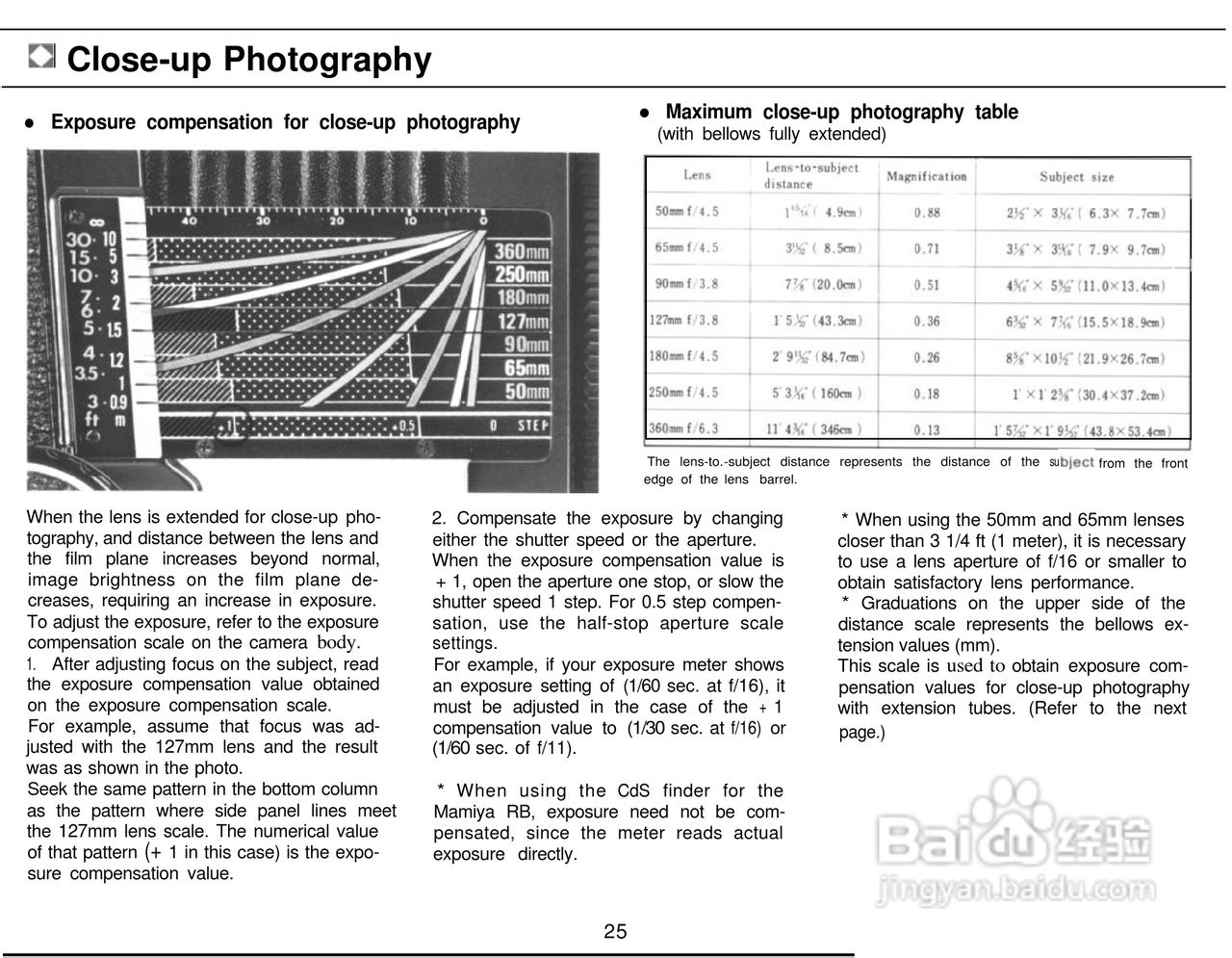 Mamiya RB67 Pro-S数码相机说明书:[3]