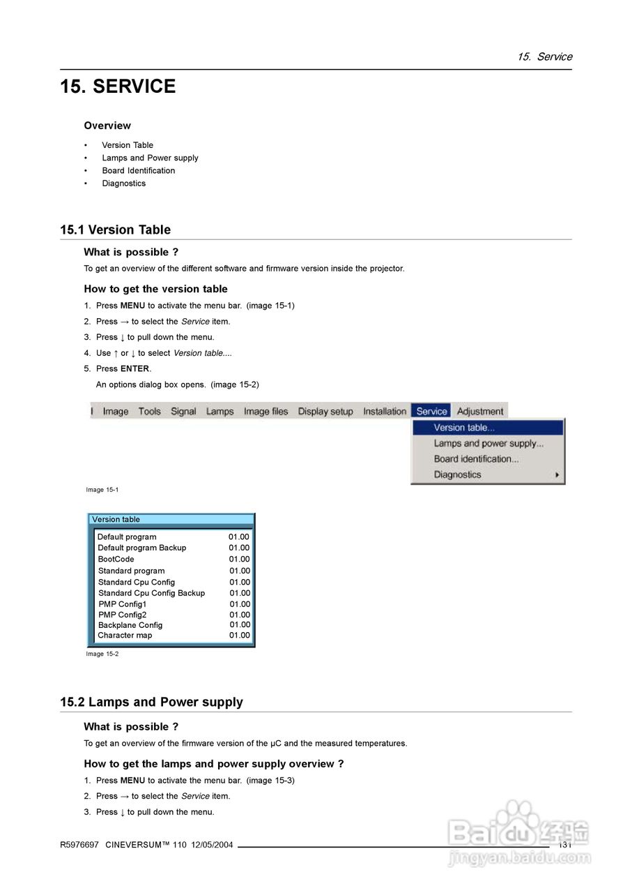 Barco巴可 Cine VERSUM 110投影机说明书:[14]