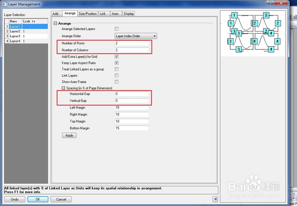 Origin如何制作和分解多屏图